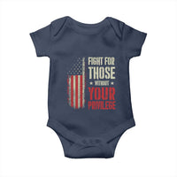 Fight For Those Without Your Privilege Baby Onesie