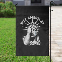 Funny Statue Of Liberty WTF America Garden Flag - Wonder Print Shop