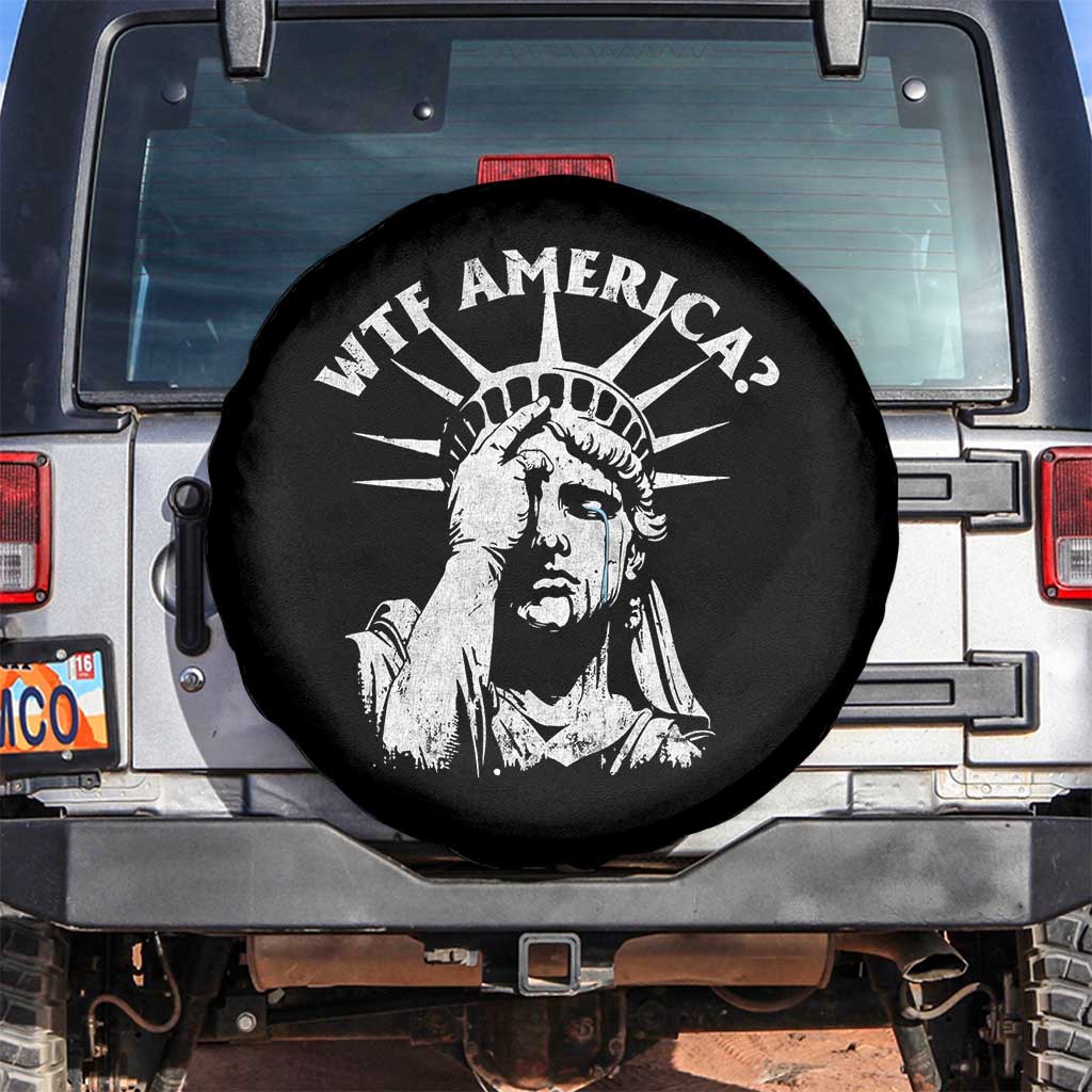 Funny Statue Of Liberty WTF America Spare Tire Cover