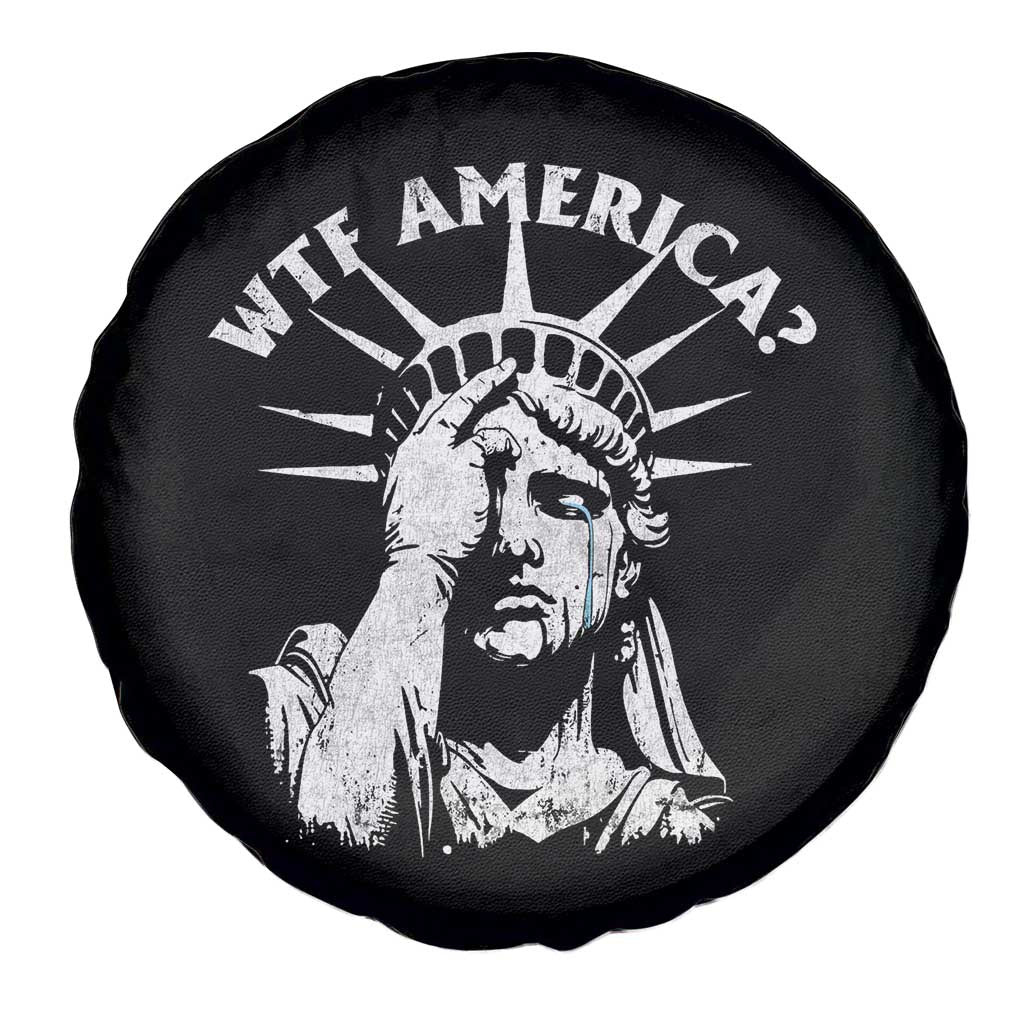 Funny Statue Of Liberty WTF America Spare Tire Cover