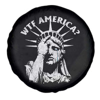 Funny Statue Of Liberty WTF America Spare Tire Cover