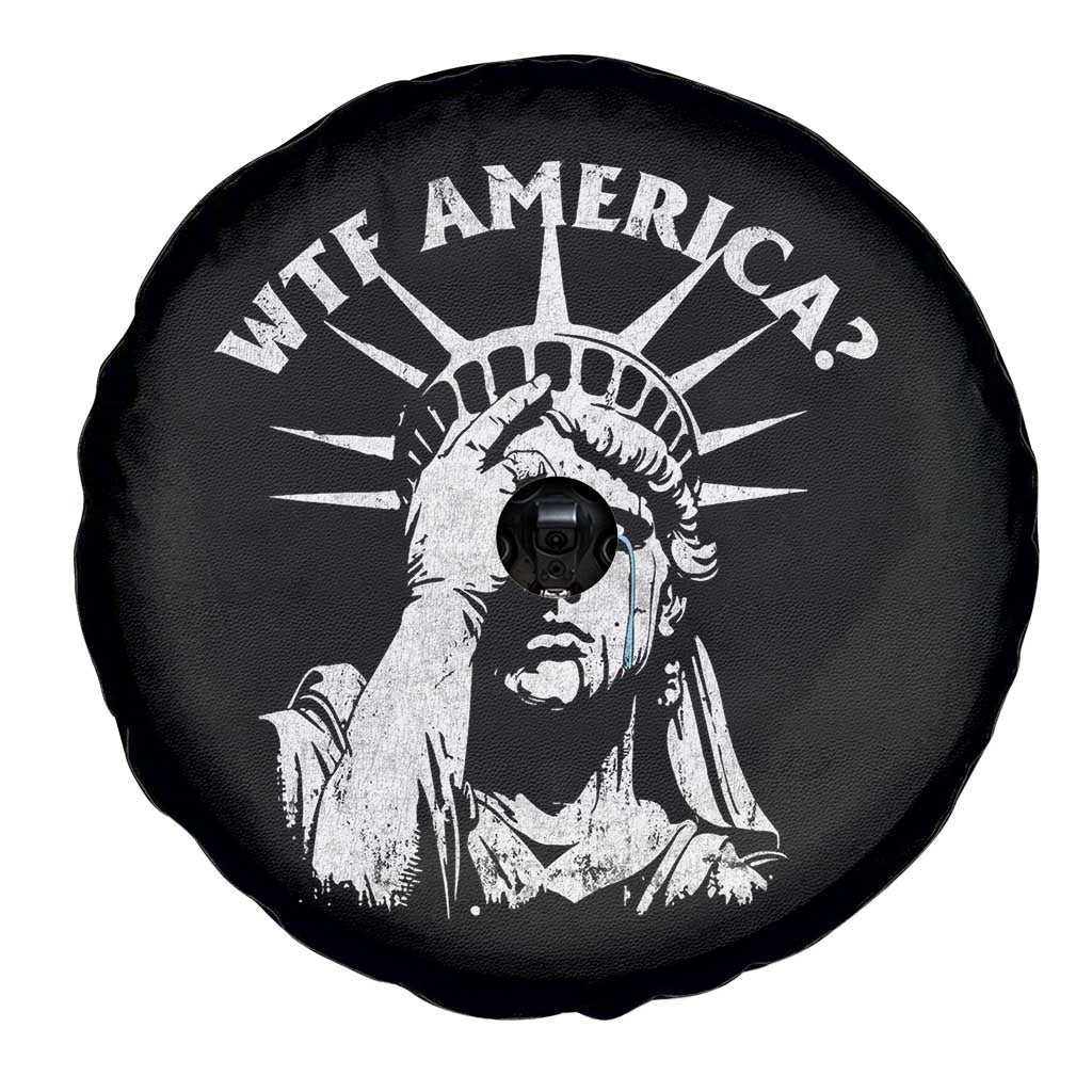 Funny Statue Of Liberty WTF America Spare Tire Cover