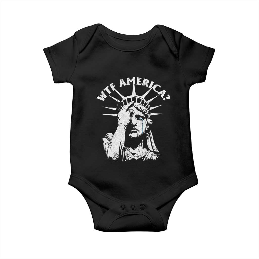 Funny Statue Of Liberty WTF America Baby Onesie