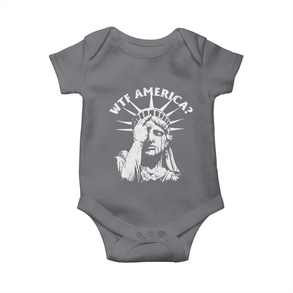 Funny Statue Of Liberty WTF America Baby Onesie