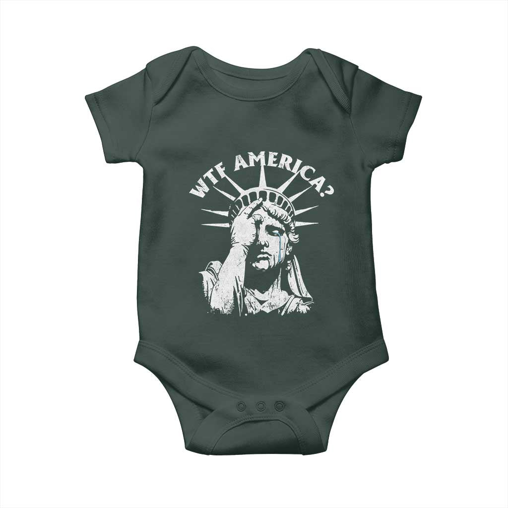 Funny Statue Of Liberty WTF America Baby Onesie