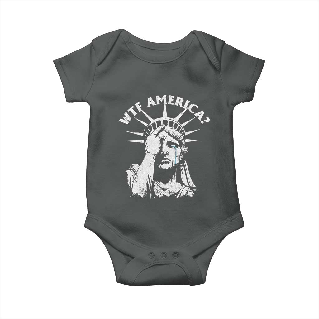 Funny Statue Of Liberty WTF America Baby Onesie