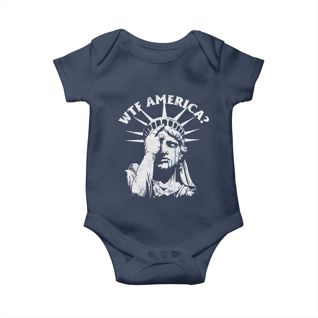 Funny Statue Of Liberty WTF America Baby Onesie