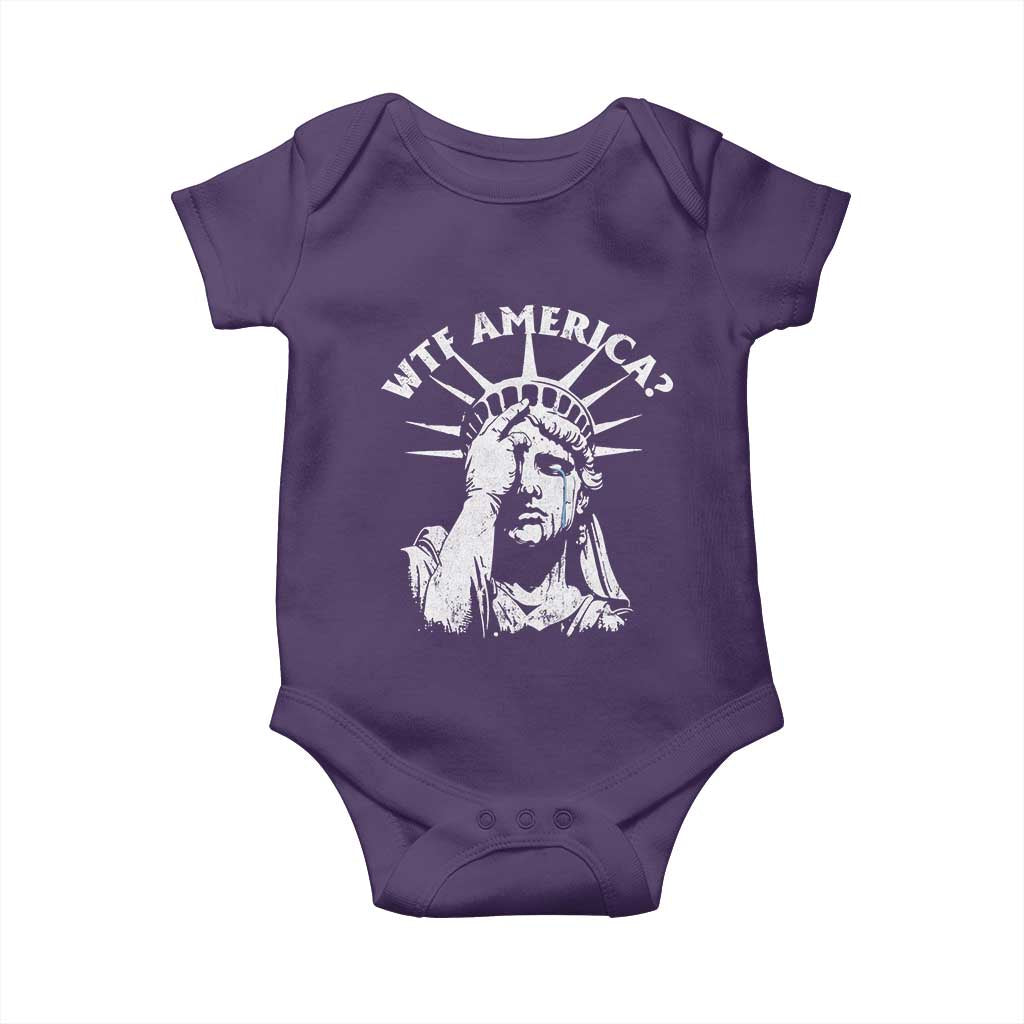 Funny Statue Of Liberty WTF America Baby Onesie
