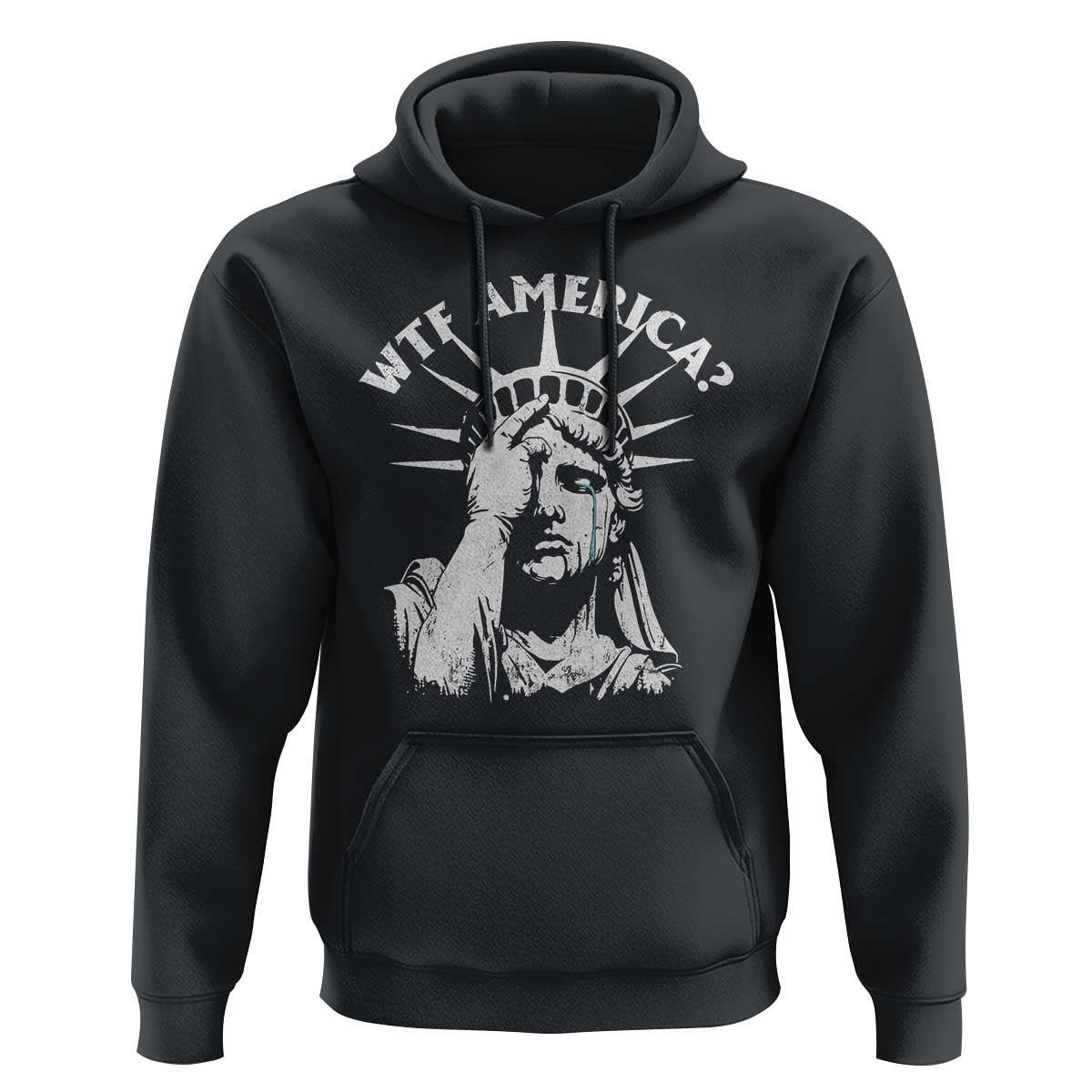 Funny Statue Of Liberty WTF America Hoodie