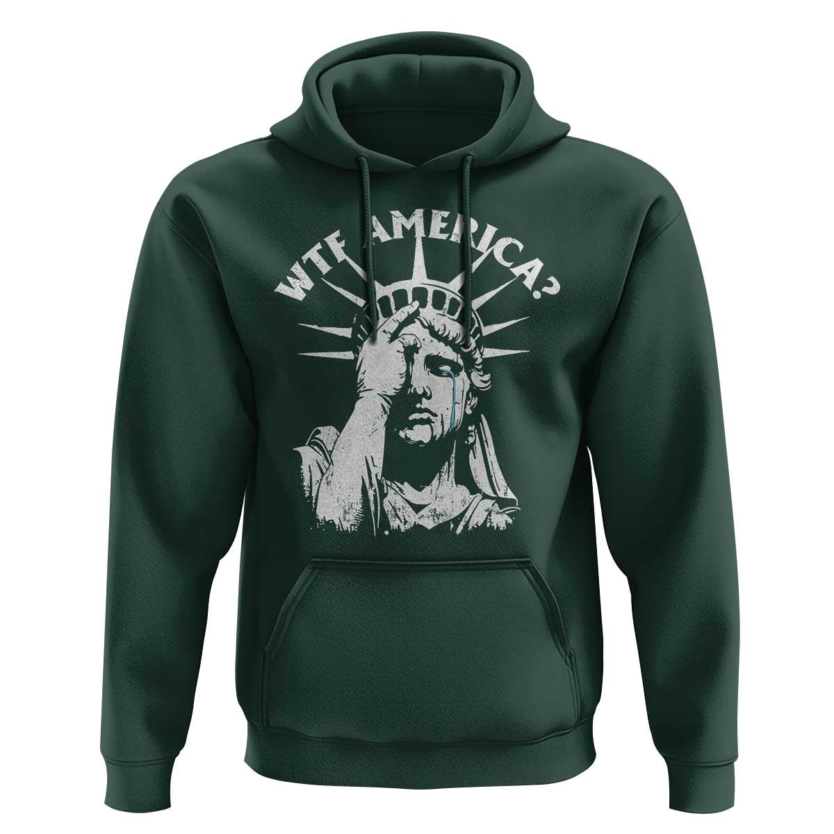 Funny Statue Of Liberty WTF America Hoodie