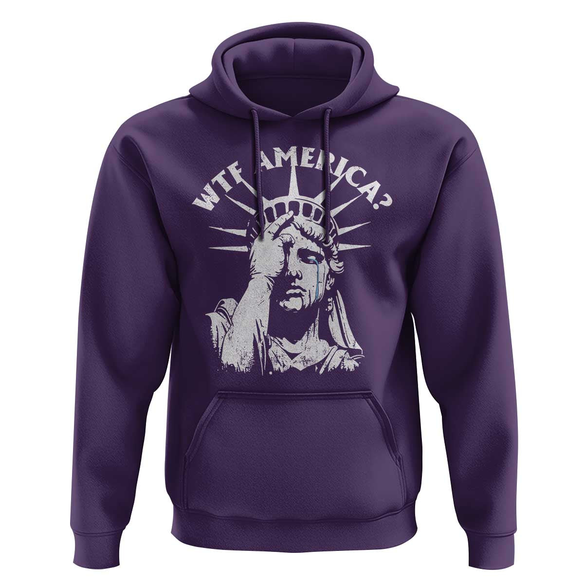 Funny Statue Of Liberty WTF America Hoodie