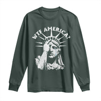 Funny Statue Of Liberty WTF America Long Sleeve Shirt