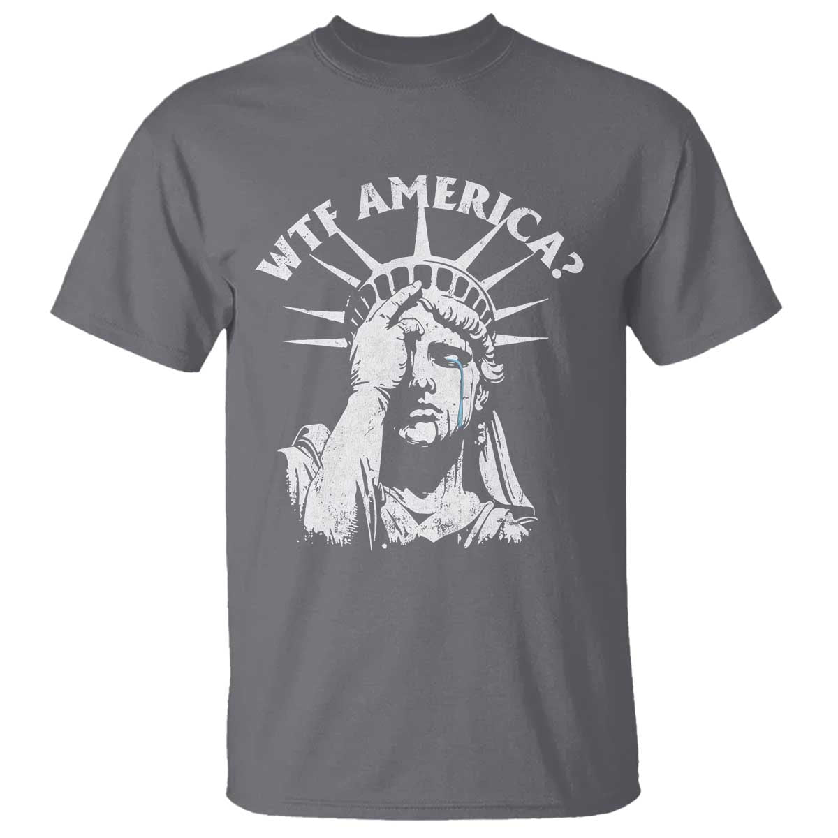 Funny Statue Of Liberty WTF America T Shirt