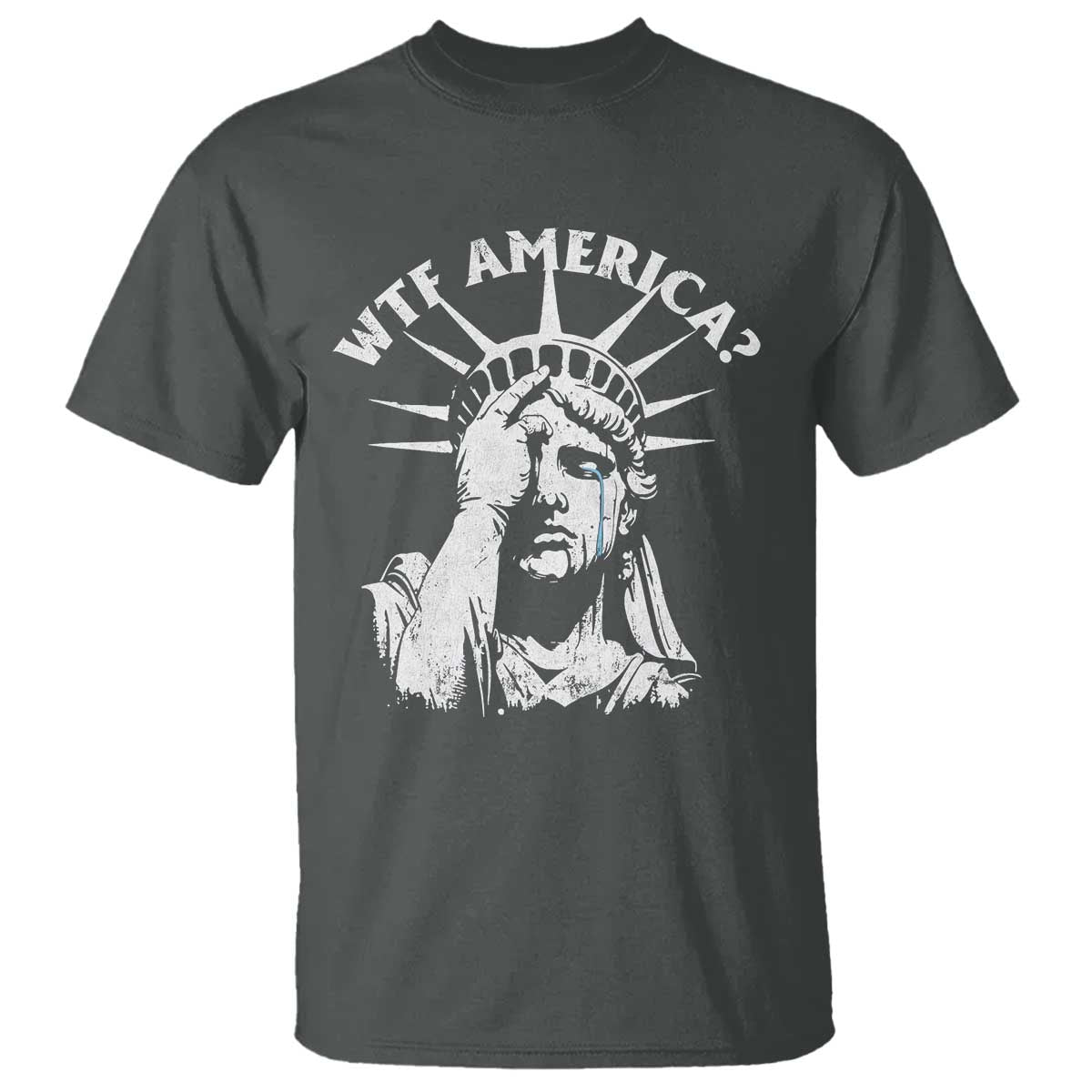 Funny Statue Of Liberty WTF America T Shirt
