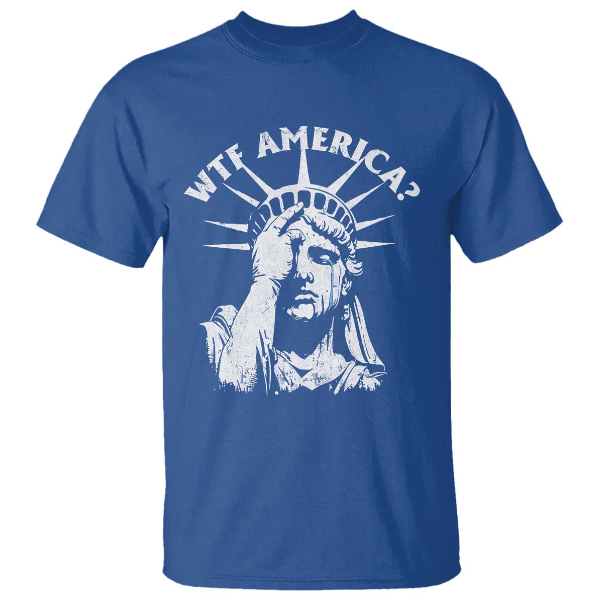 Funny Statue Of Liberty WTF America T Shirt