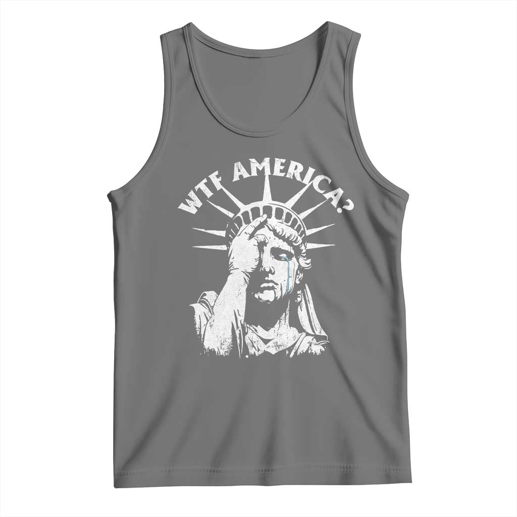 Funny Statue Of Liberty WTF America Tank Top