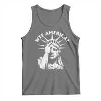 Funny Statue Of Liberty WTF America Tank Top
