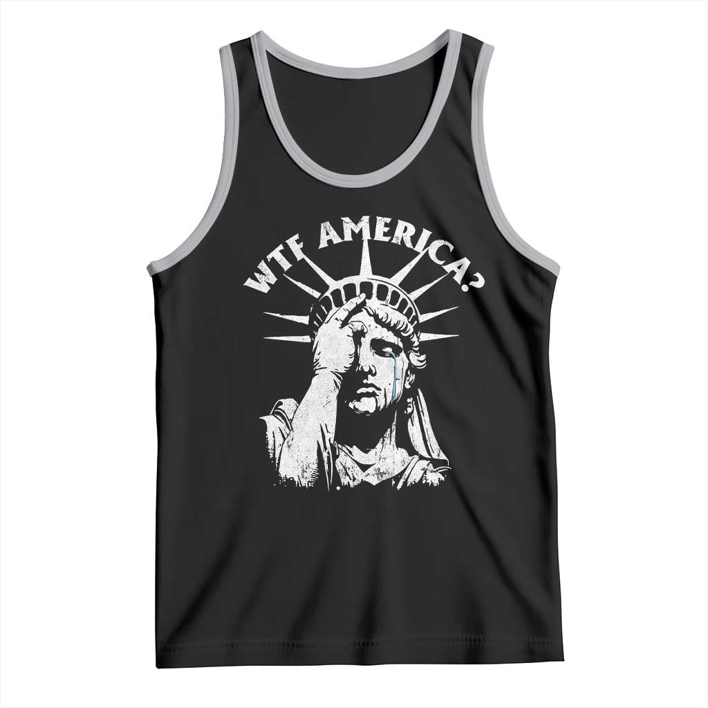 Funny Statue Of Liberty WTF America Tank Top