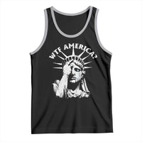 Funny Statue Of Liberty WTF America Tank Top