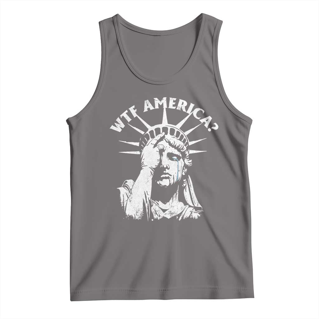 Funny Statue Of Liberty WTF America Tank Top