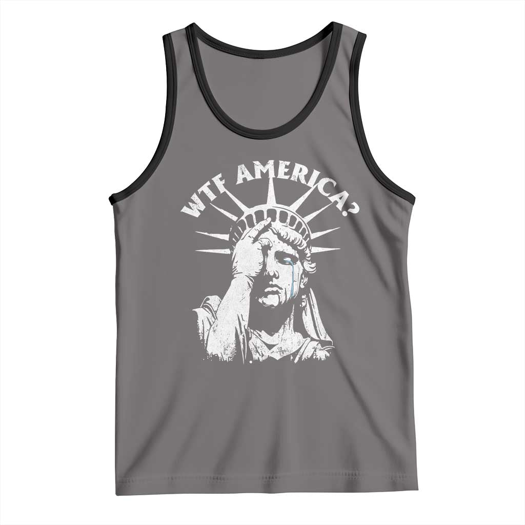 Funny Statue Of Liberty WTF America Tank Top