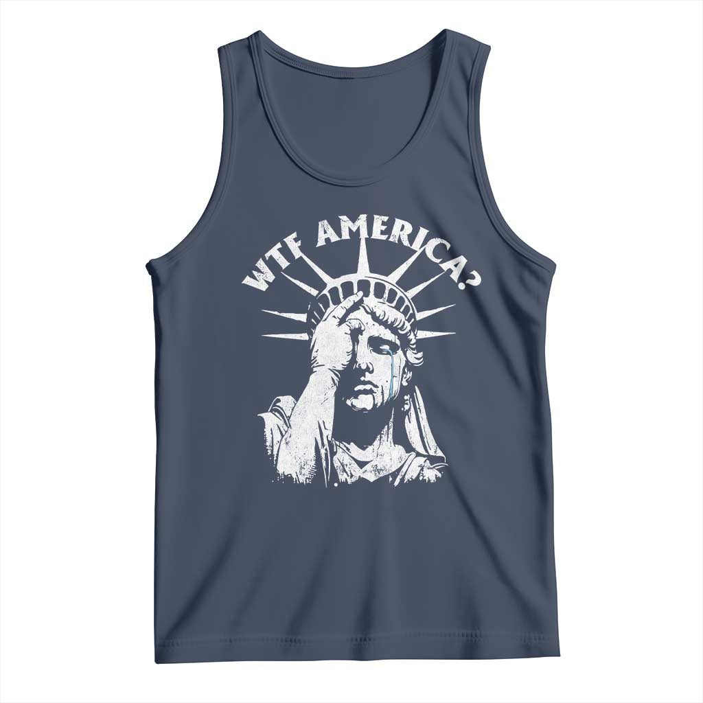 Funny Statue Of Liberty WTF America Tank Top