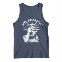 Funny Statue Of Liberty WTF America Tank Top