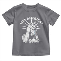 Funny Statue Of Liberty WTF America Toddler T Shirt