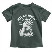 Funny Statue Of Liberty WTF America Toddler T Shirt