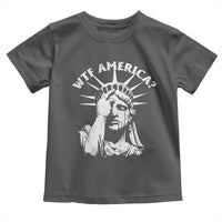 Funny Statue Of Liberty WTF America Toddler T Shirt