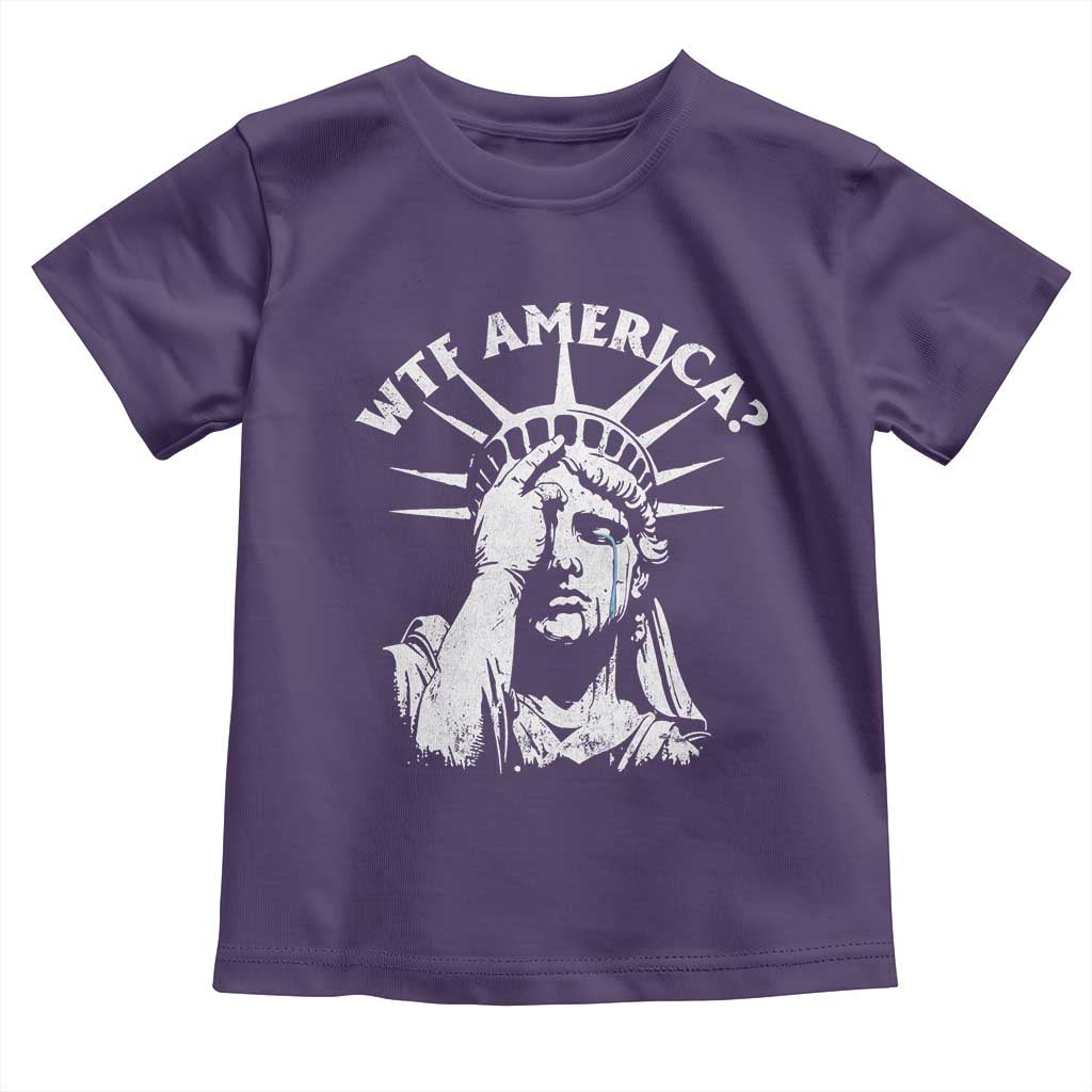 Funny Statue Of Liberty WTF America Toddler T Shirt