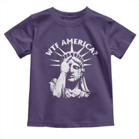 Funny Statue Of Liberty WTF America Toddler T Shirt