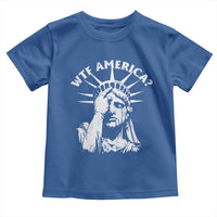 Funny Statue Of Liberty WTF America Toddler T Shirt