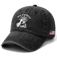 Funny Statue Of Liberty WTF America Washed Cotton Baseball Cap