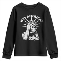 Funny Statue Of Liberty WTF America Youth Sweatshirt
