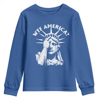 Funny Statue Of Liberty WTF America Youth Sweatshirt