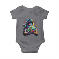 Astronaut Earth Flowers Spaceman Planet Galaxy Universe Baby Onesie