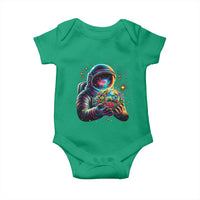 Astronaut Earth Flowers Spaceman Planet Galaxy Universe Baby Onesie