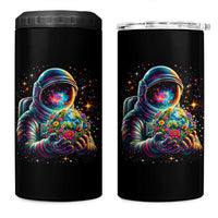 Astronaut Earth Flowers Spaceman Planet Galaxy Universe 4 in 1 Can Cooler Tumbler