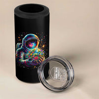 Astronaut Earth Flowers Spaceman Planet Galaxy Universe 4 in 1 Can Cooler Tumbler