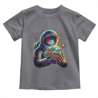 Astronaut Earth Flowers Spaceman Planet Galaxy Universe Toddler T Shirt