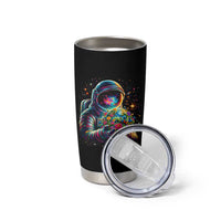 Astronaut Earth Flowers Spaceman Planet Galaxy Universe Tumbler Cup