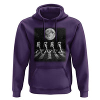 Astronauts Walking In Space Galaxy Moon Planet Hoodie