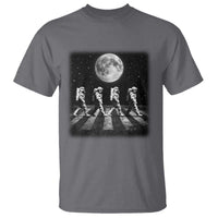 Astronauts Walking In Space Galaxy Moon Planet T Shirt