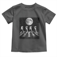 Astronauts Walking In Space Galaxy Moon Planet Toddler T Shirt