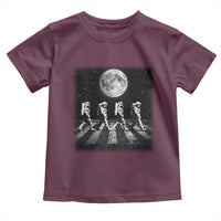 Astronauts Walking In Space Galaxy Moon Planet Toddler T Shirt