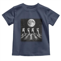 Astronauts Walking In Space Galaxy Moon Planet Toddler T Shirt