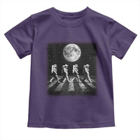 Astronauts Walking In Space Galaxy Moon Planet Toddler T Shirt