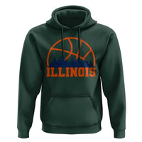 Illinois Fan Hoodie IL State Basketball Game Day