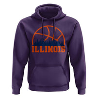 Illinois Fan Hoodie IL State Basketball Game Day